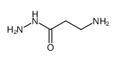 β-alanine hydrazide Structure