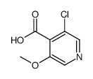 3-氯-5-甲氧基异烟酸结构式