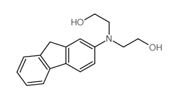 2-(9H-fluoren-2-yl-(2-hydroxyethyl)amino)ethanol结构式