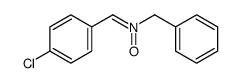 N-benzyl-1-(4-chlorophenyl)methanimine oxide结构式