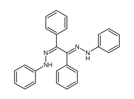 1,2-diphenyl-1,2-ethanedione-bisphenylhydrazone (benzil phenylosazone) Structure