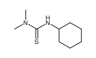 N-cyclohexyl-N',N'-dimethylthiourea结构式