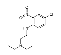 N-(4-chloro-2-nitrophenyl)-N',N'-diethylethane-1,2-diamine结构式