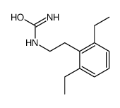 2-(2,6-diethylphenyl)ethylurea结构式