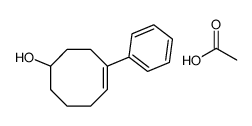 acetic acid,4-phenylcyclooct-4-en-1-ol Structure