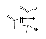 N-acetyl-L-penicillamine Structure