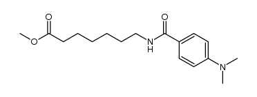 methyl 7-(4-dimethylaminobenzoyl)aminoheptanoate Structure