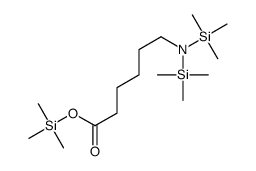 6-[Bis(trimethylsilyl)amino]hexanoic acid trimethylsilyl ester Structure