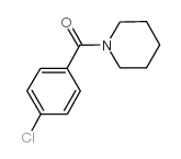(4-氯苯基)(哌啶-1-基)甲酮结构式
