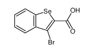 3-BROMOBENZO[B]SELENOPHENE-2-CARBOXYLIC ACID Structure