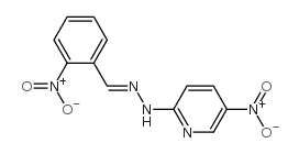 Benzaldehyde, 2-nitro-,2-(5-nitro-2-pyridinyl)hydrazone结构式