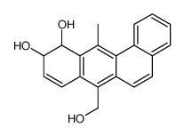7-(hydroxymethyl)-12-methyl-10,11-dihydrobenzo[a]anthracene-10,11-diol Structure