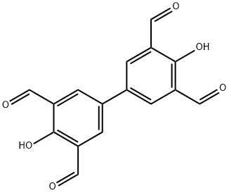 3,3',5,5'-tetraformyl-4,4'-biphenyldiol Structure