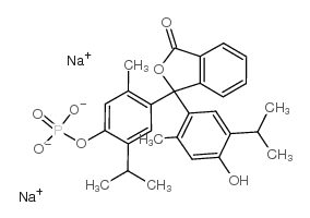 单磷酸麝香草酚酞 二钠盐 水合物结构式