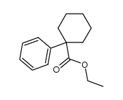 1-phenyl-cyclohexanecarboxylic acid ethyl ester结构式