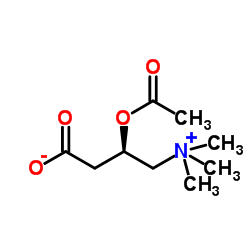 L-乙酰基肉碱结构式