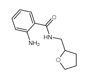 2-氨基-n-(四氢呋喃-2-甲基)苯甲酰胺结构式