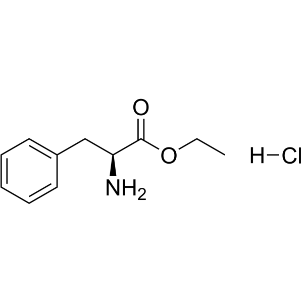 L-苯丙氨酸乙酯盐酸盐结构式