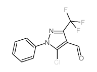 5-氯-1-苯基-3-(三氟甲基)吡唑-4-甲醛结构式