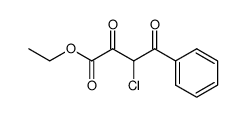 ethyl β-chloro-β-benzoylpyruvate Structure