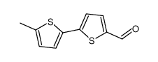 5-(5-甲基噻吩-2-基)噻吩-2-甲醛结构式