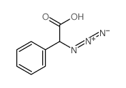 Benzeneacetic acid, a-azido-结构式