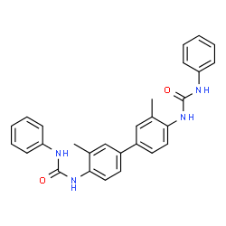 N,N''-(3,3'-dimethyl-4,4'-biphenyldiyl)bis(N'-phenylurea)结构式