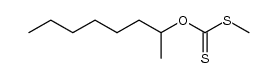O-(2-octyl)-S-methyl dithiocarbonate Structure