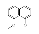 1-hydroxy-8-methoxynaphthalene结构式