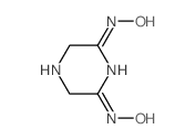 2(3H)-Pyrazinone,4,5-dihydro-6-(hydroxyamino)-, oxime structure