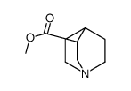 methyl 1-azabicyclo[2.2.2]octane-3-carboxylate结构式