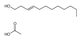 acetic acid,dodec-3-en-1-ol结构式