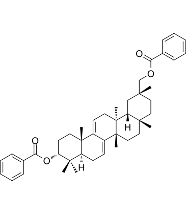 3,29-O-dibenzoyloxykarounidiol Structure