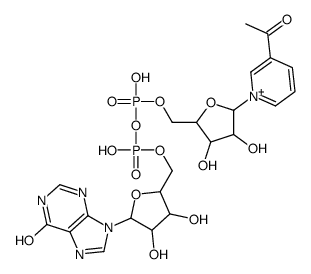 3-乙酰吡啶次黄嘌呤二核苷酸结构式