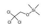 trimethyl(2,2,2-trichloroethoxy)silane结构式