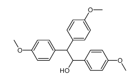 1,2,2-tris(4-methoxyphenyl)ethan-1-ol结构式