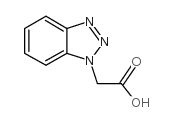 2-(1-苯并三氮唑)乙酸结构式