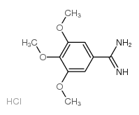 3,4,5-trimethoxybenzenecarboximidamide,hydrochloride Structure