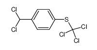(4-(dichloromethyl)phenyl)(trichloromethyl)sulfane Structure