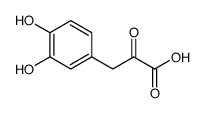 3,4-dihydroxyphenylpyruvic acid Structure