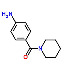 piperidine, 1-(4-aminobenzoyl)- Structure
