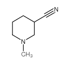 1-甲基哌啶-3-甲腈结构式