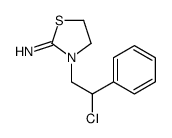 2-亚氨基-3-[(2-氯-2-苯基)乙基]噻唑烷结构式