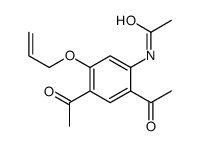 N-(2,4-diacetyl-5-prop-2-enoxyphenyl)acetamide Structure