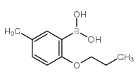 5-甲基-2-丙氧基苯硼酸结构式