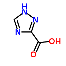 1H-1,2,4-三氮唑-3-羧酸结构式
