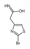 2-(2-bromo-1,3-thiazol-4-yl)acetamide Structure