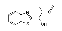 2-Benzothiazolemethanol,alpha-(1-methyl-1,2-propadienyl)-(9CI) Structure