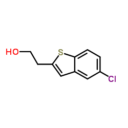 2-(5-chlorobenzo[b]thiophen-2-yl)ethanol结构式