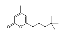 4-甲基-6-(2,4,4-三甲基戊基)-2H-吡喃-2-酮结构式